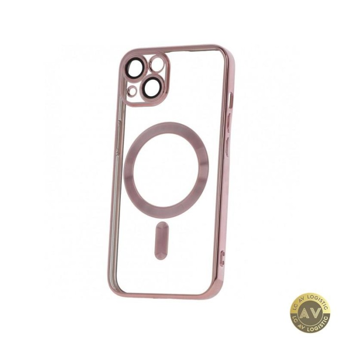 Husa MagSafe pentru Samsung Galaxy A56 A566 OEM Color Chrome Mag Roz Aurie