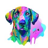 Cumpara ieftin Sticker decorativ, Caine, Multicolor, 60 cm, 7575ST, Oem
