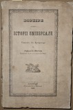 VORBIRI ASUPRA ISTORIEI UNIVERSALE VOLUMUL II - EUFROSIN POTECA , BUCURESTI 1853