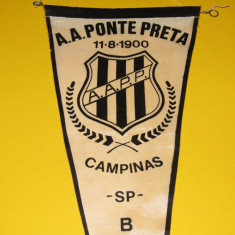 Fanion (vechi) fotbal - A.A. PONTE PRETA (BRAZILIA)