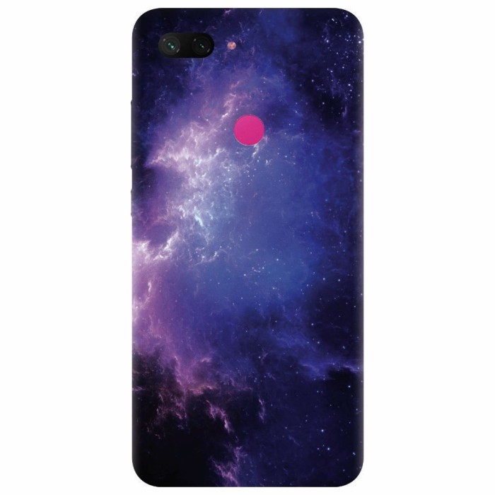 Husa silicon pentru Xiaomi Mi 8 Lite, Purple Space Nebula