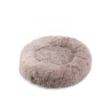 Pat pentru caini - rotund - marimea &quot;M&quot; - 60 cm - maro deschis Best CarHome