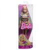 PAPUSA BARBIE FASHIONISTA BLONDA CU APARAT DENTAR, BARBIE - Fashionistas