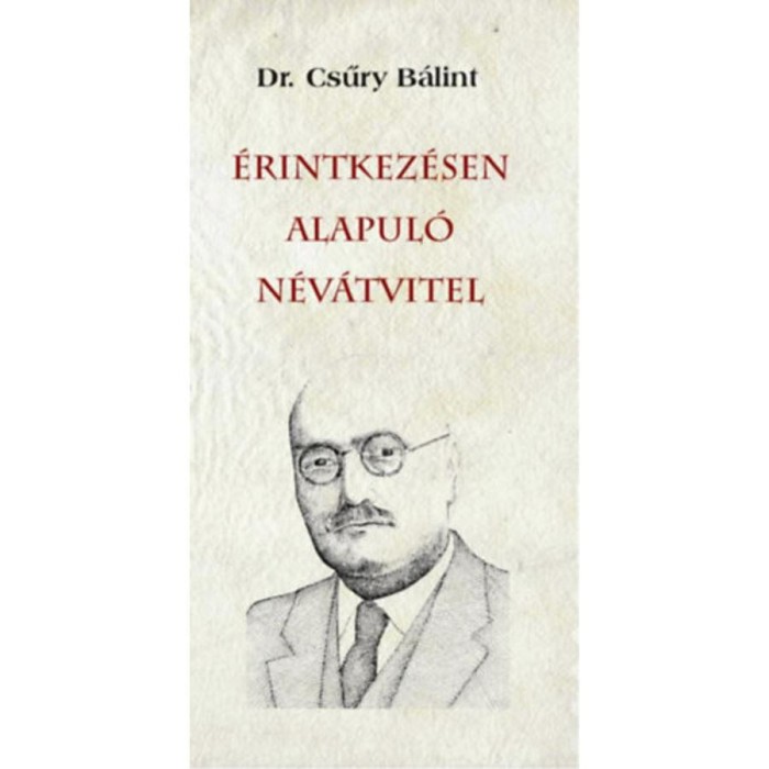 &Eacute;rintkez&eacute;sen alapul&oacute; n&eacute;v&aacute;tvitel - Csűry B&aacute;lint