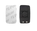 Geam oglinda exterioara cu suport fixare Volkswagen Transporter/Multivan (T5), 04.2003-2015; T6, 04.2015-, Dreapta, PICK-UP, geam convex; cromat, Vie