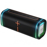 Boxa Portabila Bluetooth HOCO HC51, 30W, TWS, RGB, Neagra