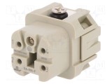 Conector HDC inserturi contact mamă 5 PIN 10A DEGSON ELECTRONICS
