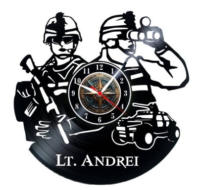 MILITARI-ceas de perete (personalizabil) foto
