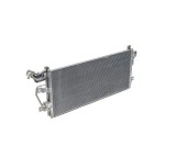 Condensator AC Ford Explorer, 2010- Cv Automata; Motor 3.5 V6 Ecoboost; 3.7 V6, Aluminiu/Aluminiu Brazat, 720(680)X302(292)X16, Cu Uscator Si Racitor