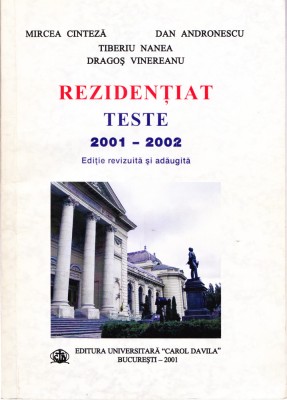 AS - MIRCEA CINTEZA - REZIDENTIAT TESTE 2001-2002 foto