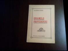 ENIGMELE PROVIDENTEI - PROVIDENTA DIVINA Consideratiuni Biblice si Dogmatice - Septimiu Todoran - Editura Tipografia Seminarului, Blaj, 1943, 27 p.