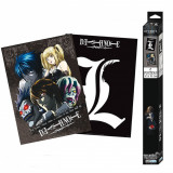 Set 2 postere - Death Note - L &amp; Group, 52 X 38 cm | AbyStyle