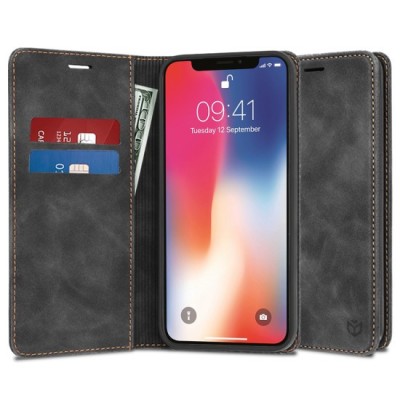 Husa pentru iPhone X / XS - Techsuit Confy Cover - Black foto