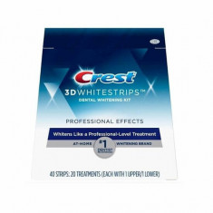 Benzi pentru albirea dintilor 3D White Professional Effects, 40 benzi, Crest