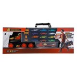 Valiză Camion cu Mașini și Semne de Circulație 1:64, CMCLASS