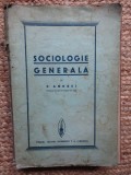 SOCIOLOGIE GENERALA de PETRE ANDREI, 1936