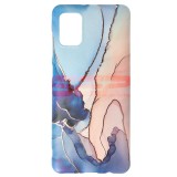 Husa Samsung Galaxy A31, TPU Matte Gold, Design 03, IMD