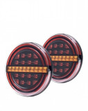 Set 2 Lampi stop LED cu semnalizare dinamica 12-24V