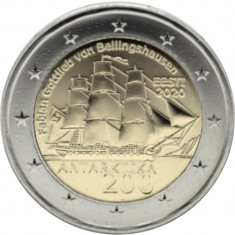 NOU - Estonia moneda comemorativa 2 euro 2020 - Antarctica - UNC foto