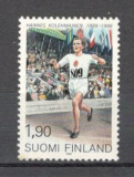 Finlanda.1989 100 ani nastere H.Kolehmainen-atlet KF.178, Nestampilat