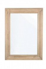 Oglinda decorativa perete cu rama lemn natur Tiziano 81 cm x 3.8 cm x 111 h Elegant DecoLux foto
