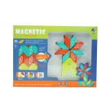 Joc educativ de construcție magnetic eMazing - 26 piese, potrivit pentru copii de peste 3 ani, &icirc;n culori diverse