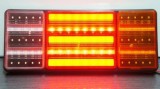 Lampa Stop LED Neon Glow C4, 4 Functii: Pozitie, Frana, Semnalizare, Mers Inapoi, 12/24V, 322x134mm, Universala Camioane, Tractoare