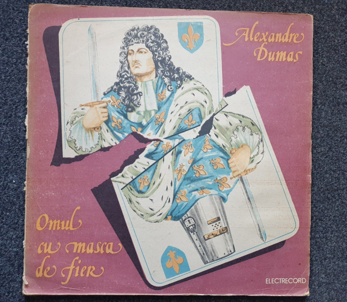 OMUL CU MASCA DE FIER - Alexandre Dumas (2 DISCURI VINIL)