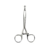 Forceps MR. STEEL Cube Tongs, pentru jocuri BDSM și roleplay, din oțel inoxidabil, lungime 16 cm, culoare argintiu