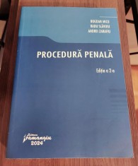 Procedura penala, edi?ia a2-a, Bogdan Micu, Radu Slavoiu, Andrei Zarafiu. foto