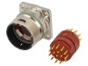 Conector M23 Soclu 17 PIN Tată Lipire Drept Aurit IP68