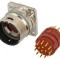 Conector M23 Soclu 17 PIN Tată Lipire Drept Aurit IP68