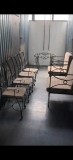 Mobilier gradina din Fier Forjat Plin , superb patinat