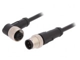 Cablu de conectare M12 4 pini 2m PVC 250VAC 4A