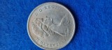 CANADA 50 CENTS 1965 argint, America de Nord