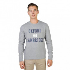 Hanorac Oxford University - OXFORD-FLEECE-CREWNECK - Barba?i - Gri foto