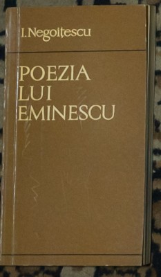 I. Negoitescu - Poezia lui Eminescu foto