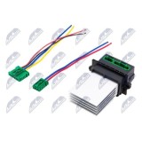 Rezistor ventilator habitaclu, cu mufa, Kit, Citroen C2 20, C3 20, C5 20, Nissan Micra K12 20, Note E11 20, Peugeot 207 20, Renault Clio 3 20, Megane