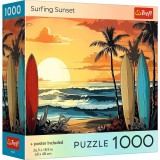 PUZZLE TREFL 1000 COLECTIA SUA APUS DE SOARE PENTRU SURF POSTER INCLUS