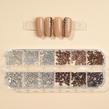 Cumpara ieftin Strasuri Unghii LUXORISE, Crystal Energy, 12 modele, LUXORISE Nail Art