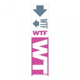 Cumpara ieftin Banda adeziva - Knock Knock WTF Sticky Roll Sign | Knock Knock