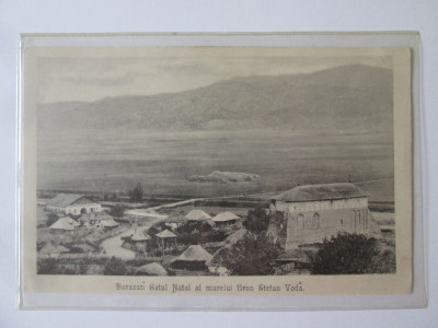 Rara! Borzești(Bacău):Satul &amp;icirc;n care s-a născut Ștefan cel Mare,c. pos.cca 1899 foto