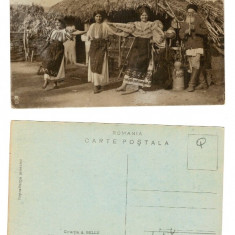 Port popular, folclor, obiceiuri, carte postala aprox. 1930