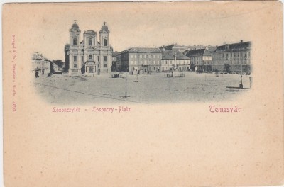 CP Timisoara Losonczy platz Piata unirii ND(1900) foto