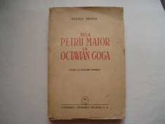 Dela Petru Maior la Octavian Goga - Vasile Netea