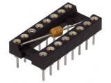 Soclu DIP16 2,54mm THT Precizie