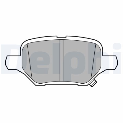 DELPHI LP3611 set placute frana,frana disc foto