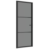 Cumpara ieftin Usa de interior, 83x201,5 cm, negru, sticla ESG si aluminiu