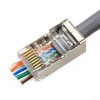 Mufa RJ45 UTP FTP, pass through, ecranata, cat6E, plastic metal