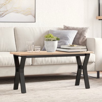vidaXL Picioare Măsuță de cafea Y-Frame 90x30x43 cm Oţel 357925 foto